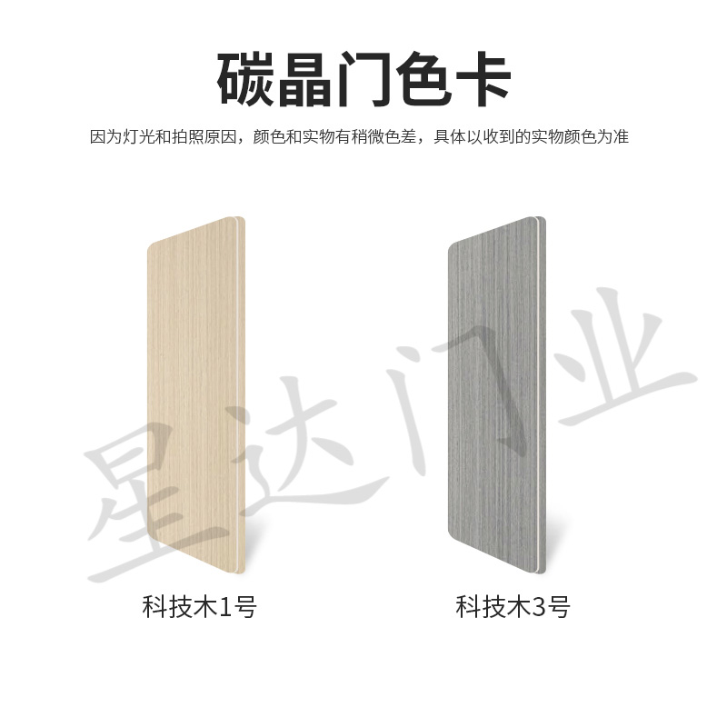 卧室门碳晶复合实木门免漆室内门隔音家用生态门定制双包房间门(图21)