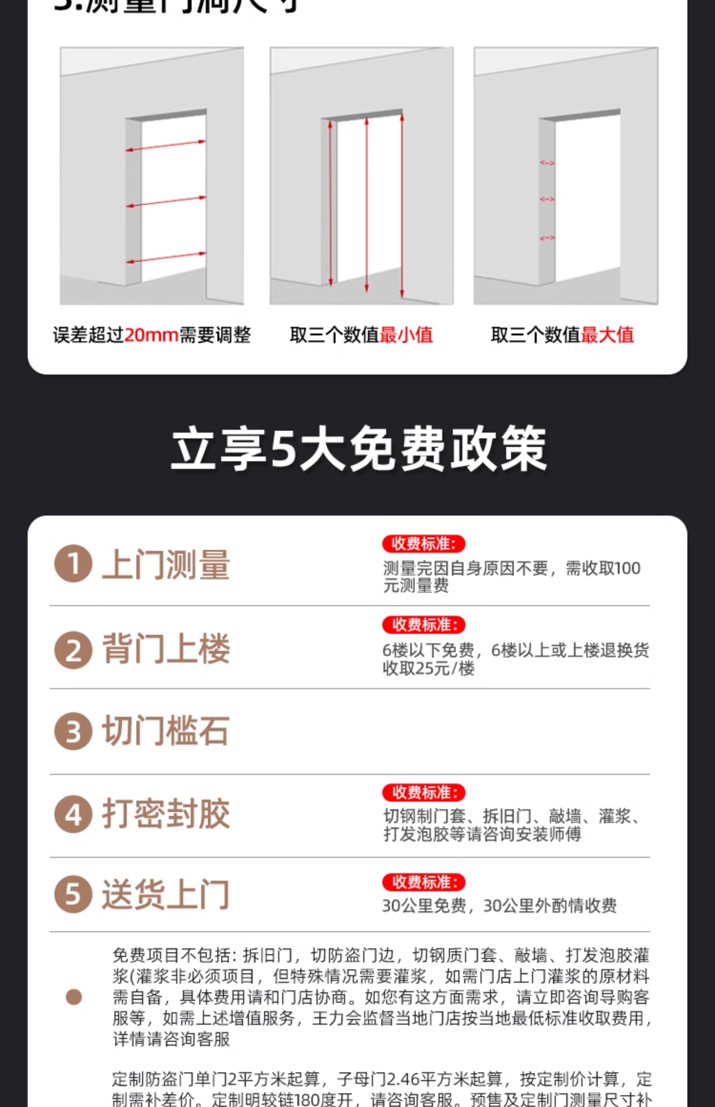 【补贴15%】WL王力防盗门进户门高端别墅大门24年新款防盗门A100(图57)