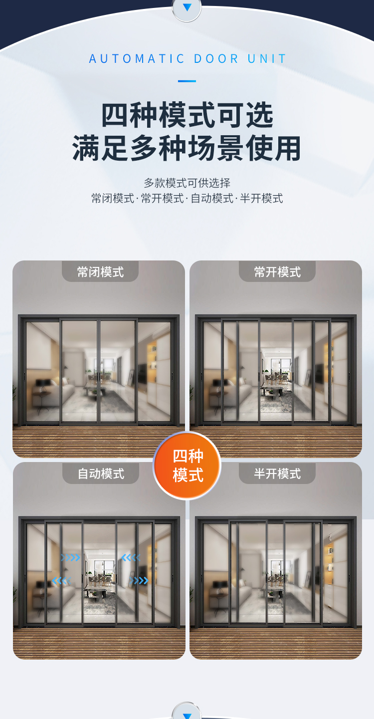 杭州地区自动平移门定做感应门电动玻璃门全包安装订做门禁系统(图9)