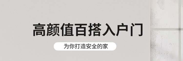 防盗门进户门家用入户门室内外出租房农村大门子母钢质工程单开门(图2)