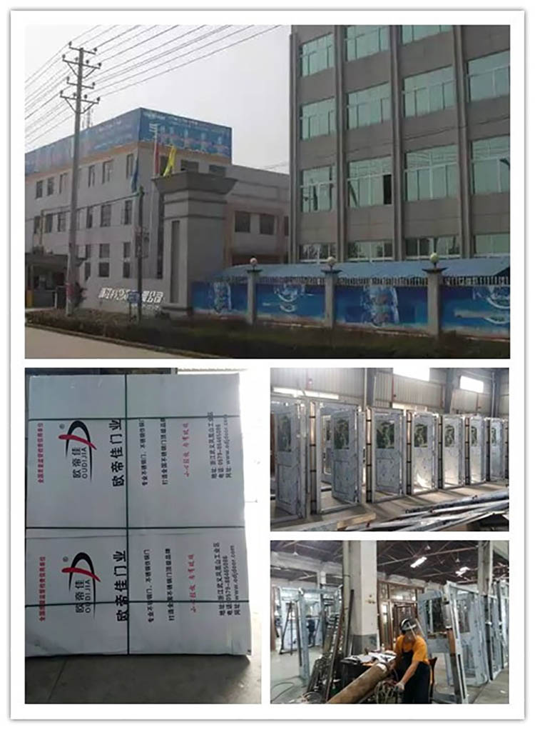 欧帝佳 防盗门 出租房 7公分门扇工程门 现货厂家直销(图5)