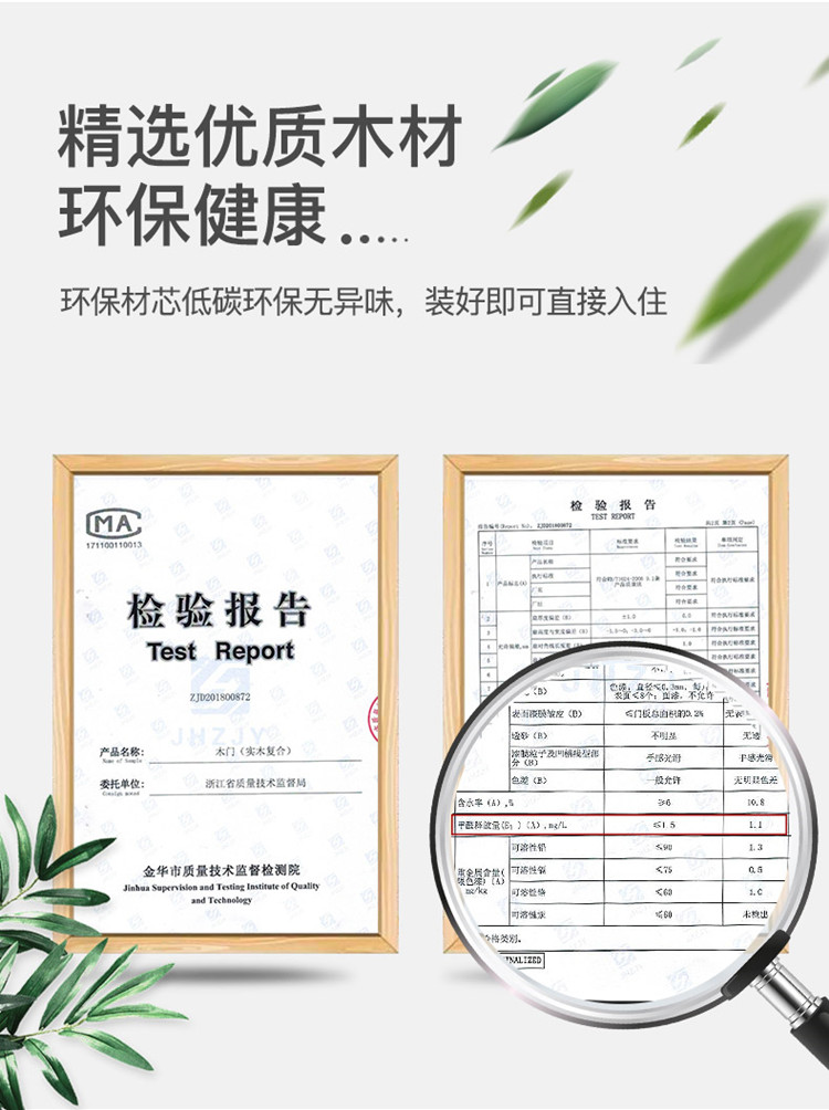 木门医用门会议室足浴中心麻将室幼儿园门可视窗观察口玻璃压框(图2)