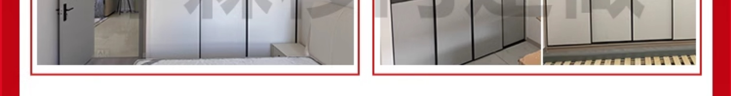 衣柜门推拉门定制移门现代简约耐磨实木滑移门趟门衣橱柜门定做(图9)