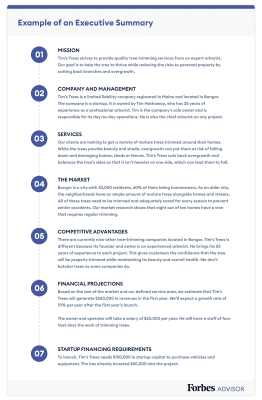 Example of an executive summary