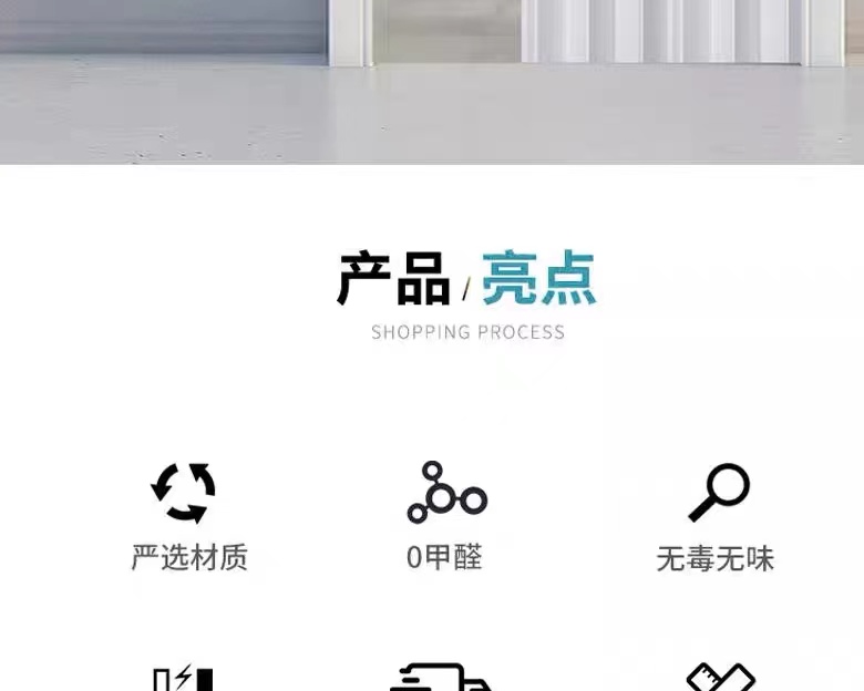 PVC折叠门免打孔开放式厨房燃气验收临时门简易推拉门商铺隔断门(图3)