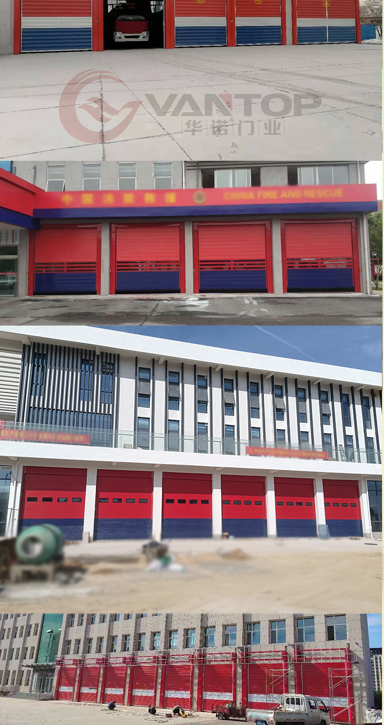 车库提升门厂房仓储车间工业翻版门消防车库自动感应升降滑升门(图18)
