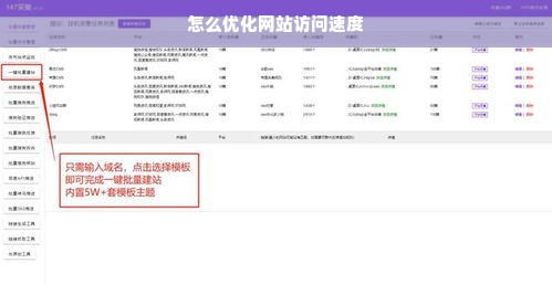 怎么优化网站访问速度