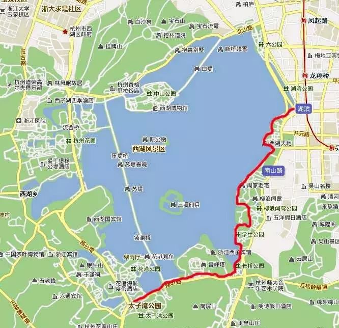 西湖线路旅游攻略_西湖旅游线路_西湖游玩线路