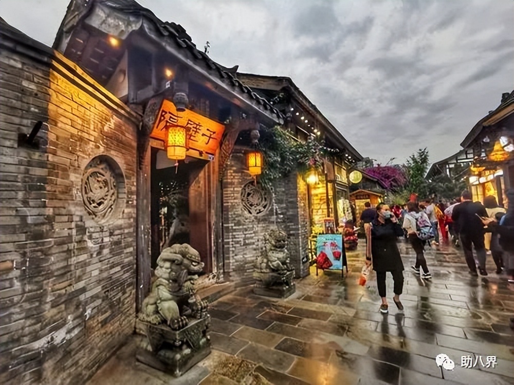 成都美食美景美女_成都锦里街道_成都景区标识