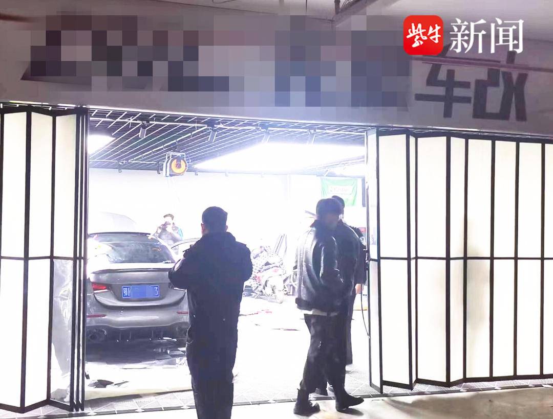 广陵区交通运输局联合执法_车辆改装店_扬州非法汽车改装窝点案