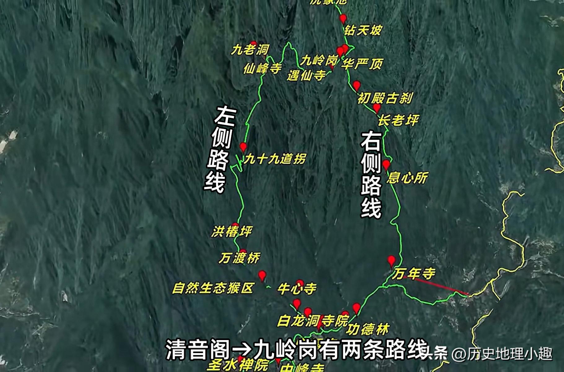 峨眉山金顶索道攻略_峨眉山佛教名山徒步路线_峨眉山游览路线