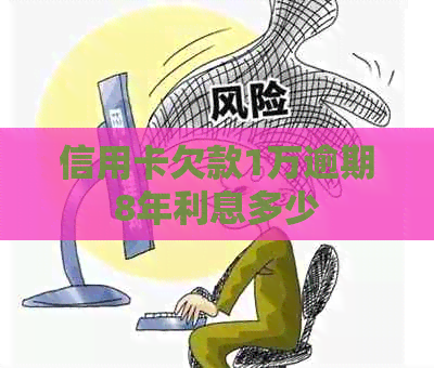 信用卡欠款1万逾期8年利息多少