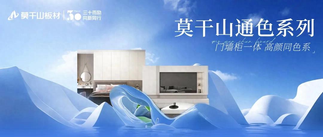莫干山通色系列花色_门墙柜一体化设计_中门户型装修