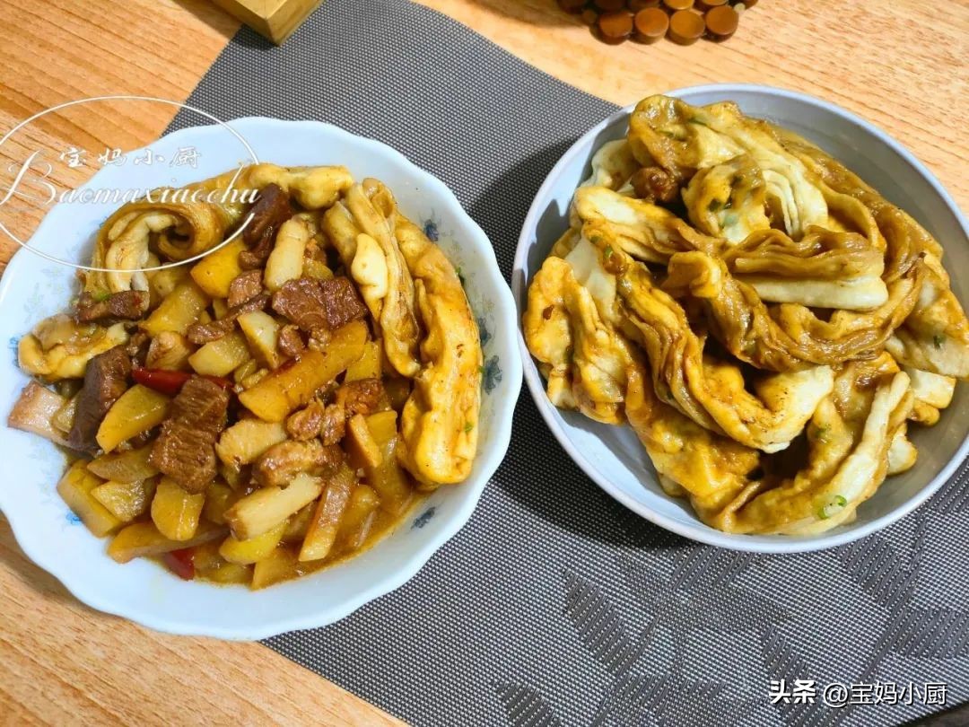 冬季天冷,用萝卜土豆做一锅出,肉菜主食全搞定,营养多身体棒