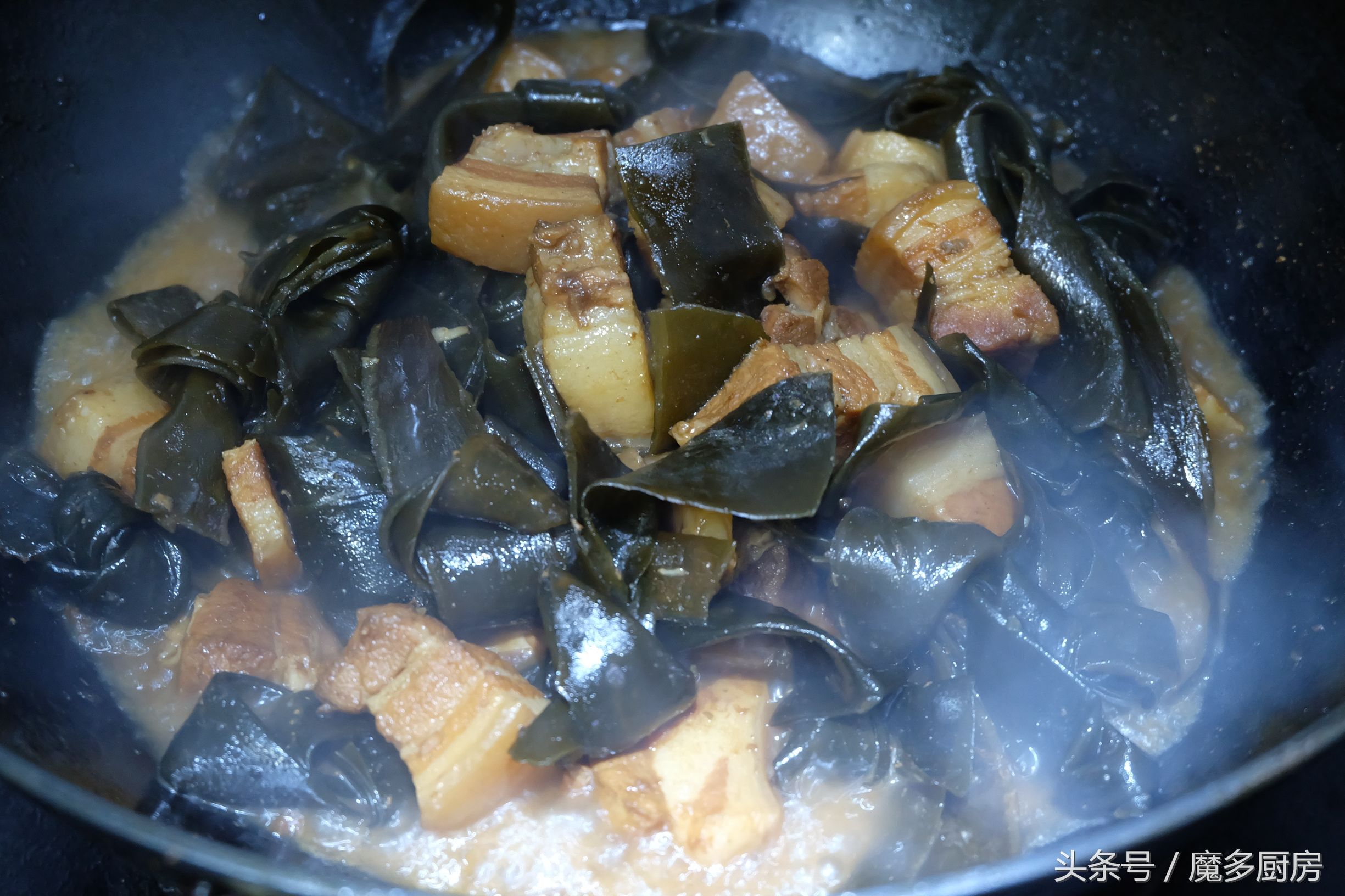 素菜炖菜大全_海带炖肉食谱_五花肉炖海带