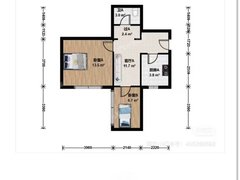 北京朝阳甜水园甜水园北里 2室1厅1卫出租房源真实图片
