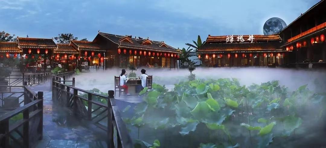 绿色阳台后院园林火锅_鲜龙井火锅公园_鲜龙井火锅底料制作技艺