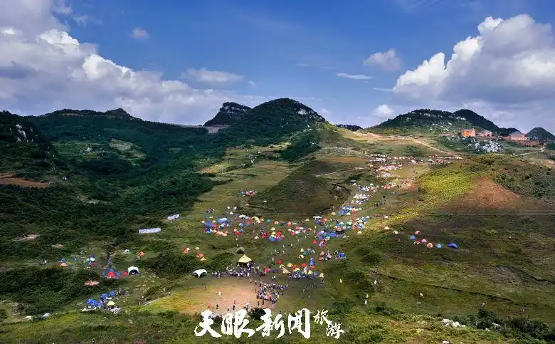 野鸡坪花海露营体验_六盘水野玉海自驾露营攻略_野鸡坪露营最佳时节