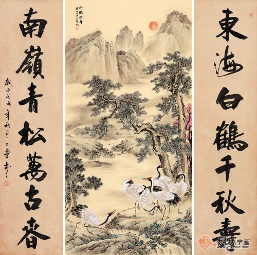 沙发背景墙挂什么画好 不同沙发背景墙挂画案例分享
