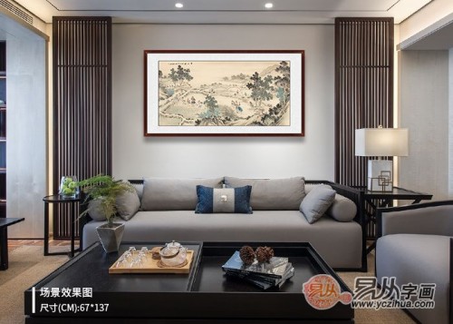 沙发背景墙挂什么画好 不同沙发背景墙挂画案例分享