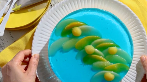 2分钟教你做夏日海洋蛋糕，每天不重样