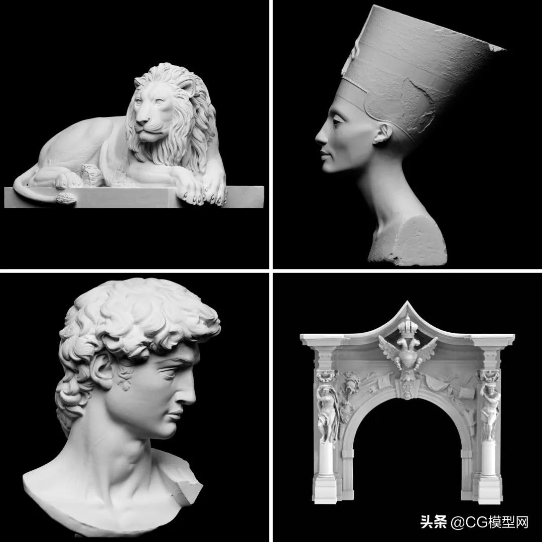 1万8千个博物馆雕塑免费下载,可3D打印的开源模型(图2) 开源博物馆_下载cg模型网收费模型_三维扫描艺术品