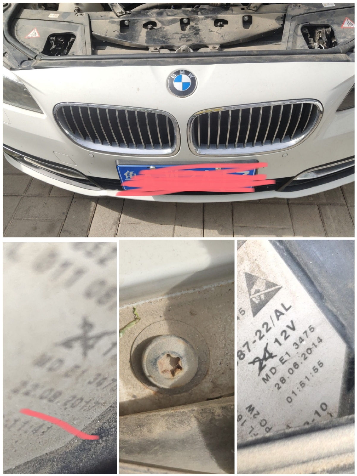 又旧又烂的宝马525Li还卖15万,看到门把手一阵恶心,还有面子?(图7) 宝马525Li二手车检测_二手车检测师小林子分享_宝马525保养周期及费用