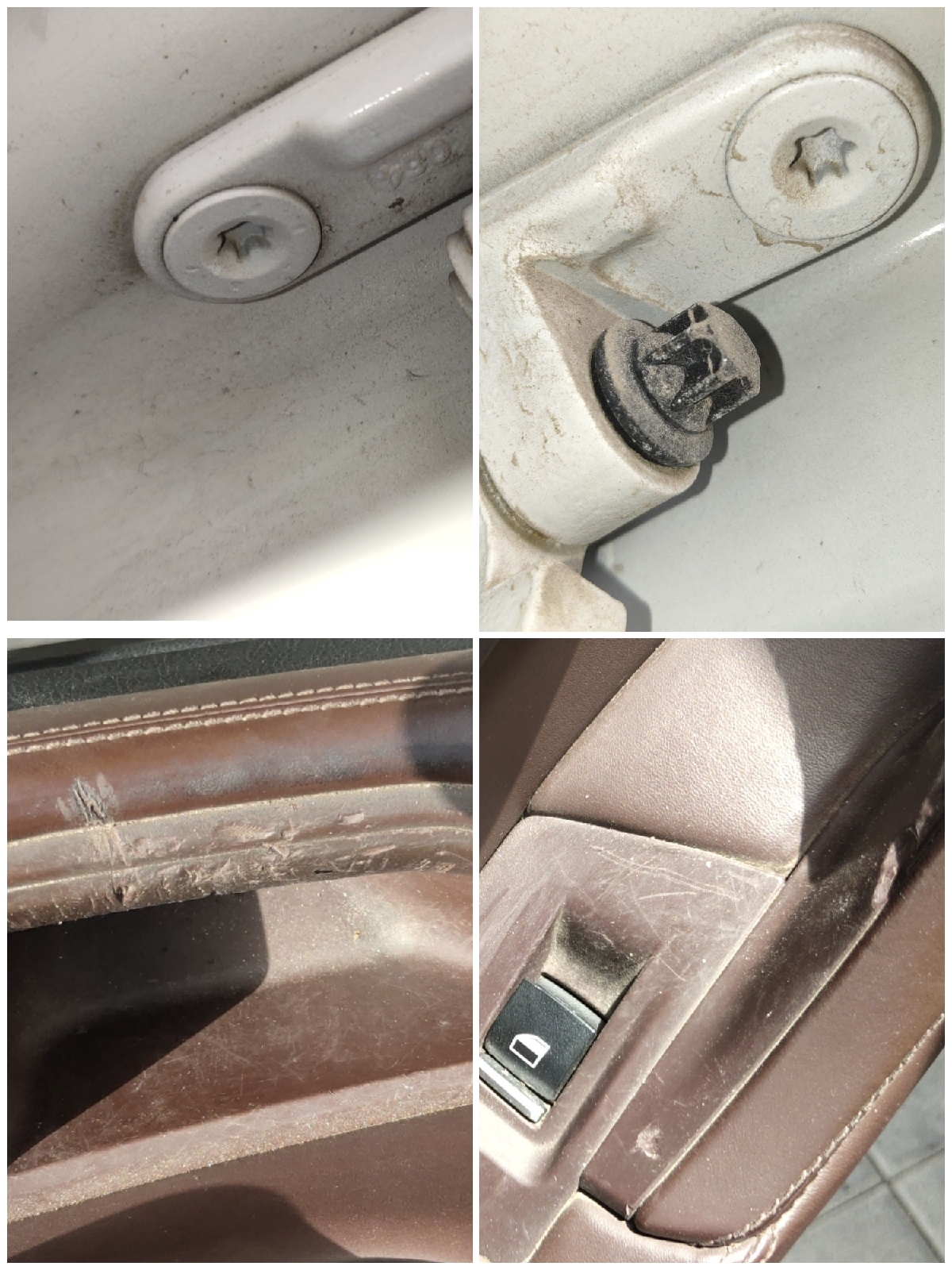又旧又烂的宝马525Li还卖15万,看到门把手一阵恶心,还有面子?(图10) 二手车检测师小林子分享_宝马525Li二手车检测_宝马525保养周期及费用