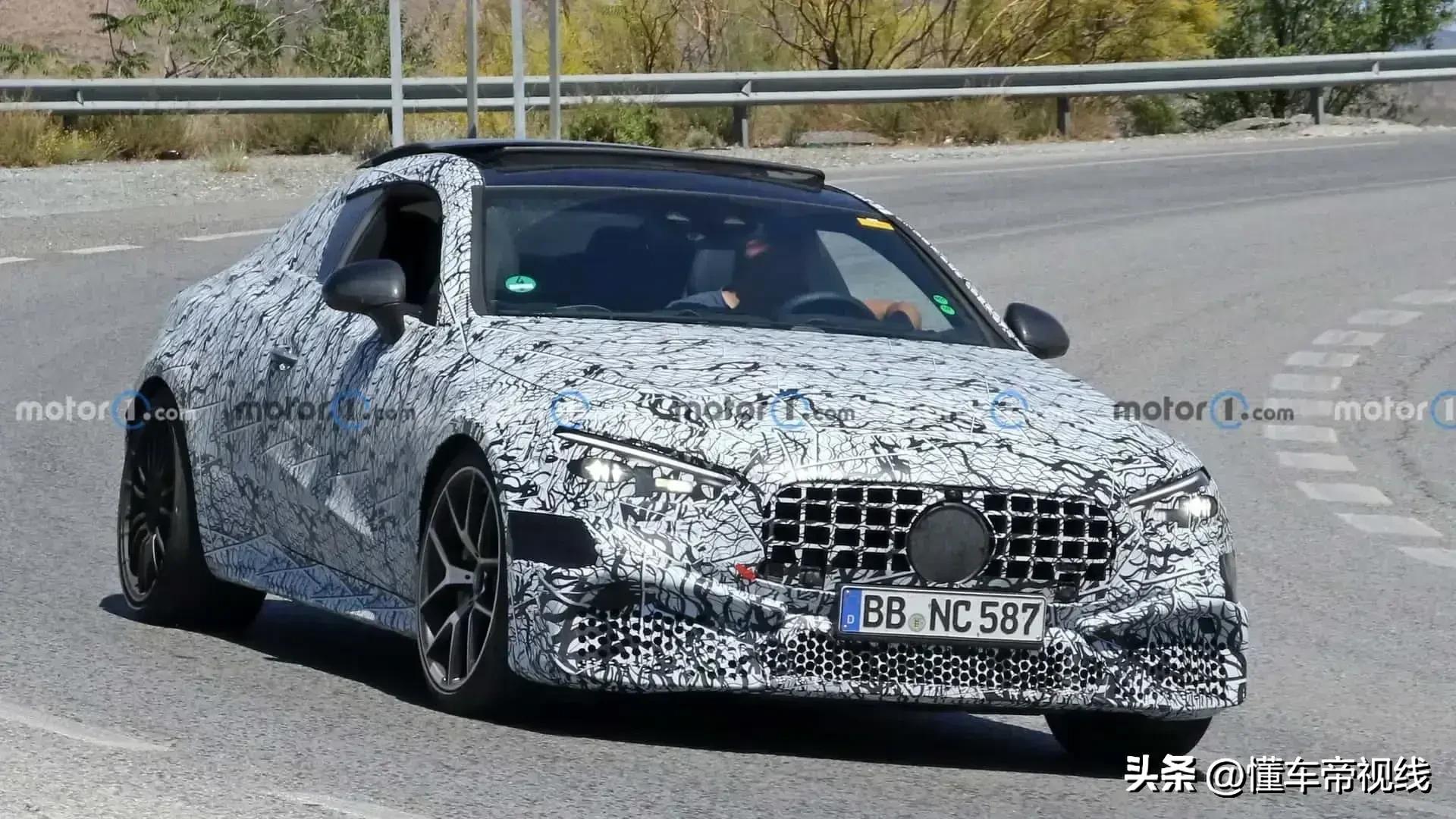 新车 | 售价71.88万元/3.0T直六动力 梅赛德斯-AMG CLE 53 Coupe实拍(图18) 2025奔驰ecoupe报价_梅赛德斯-AMG CLE 53 Coupe 上市价格 评测_梅赛德斯-AMG CLE 53 Coupe 外观内饰设计 参数