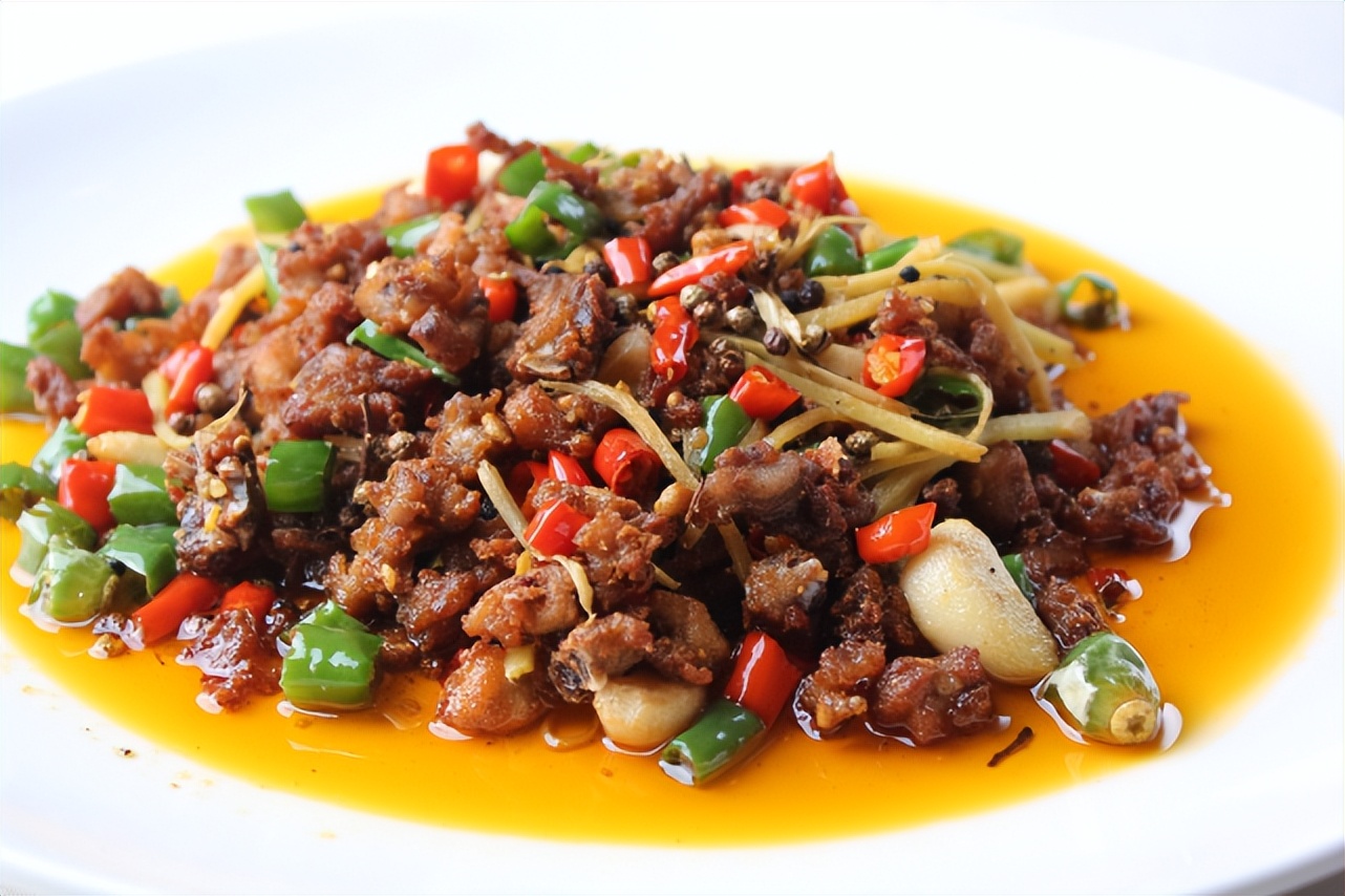 生椒蹄花,酸辣鸡,棒棒牛肉,坝坝子姜兔...热卖川味家常菜10例(图6) 好吃的川菜家常菜_棒棒牛肉做法_四川家常菜菜谱